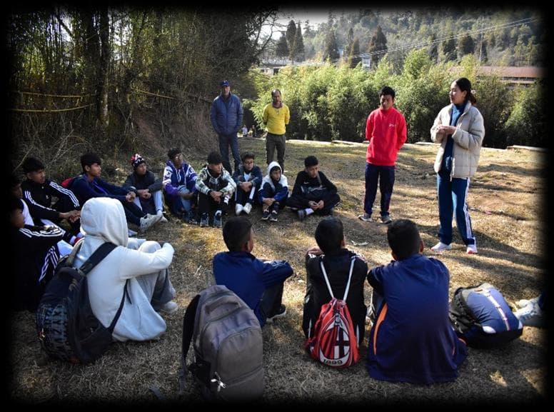 Sports science session